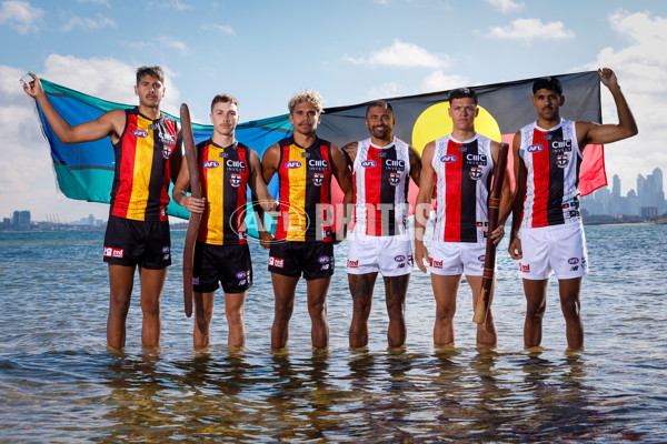 AFL 2024 Media - St Kilda Indigenous Jumper 060524 - A-49022231