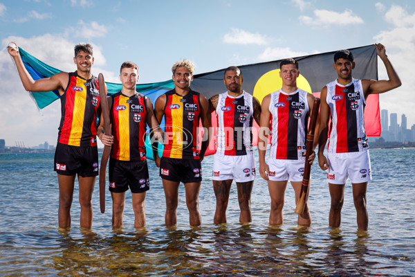 AFL 2024 Media - St Kilda Indigenous Jumper 060524 - A-49022233