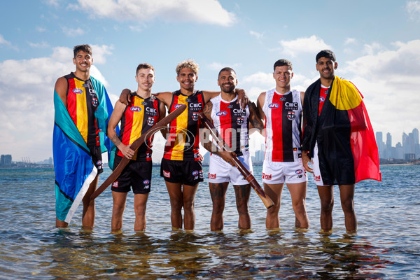 AFL 2024 Media - St Kilda Indigenous Jumper 060524 - A-49022234