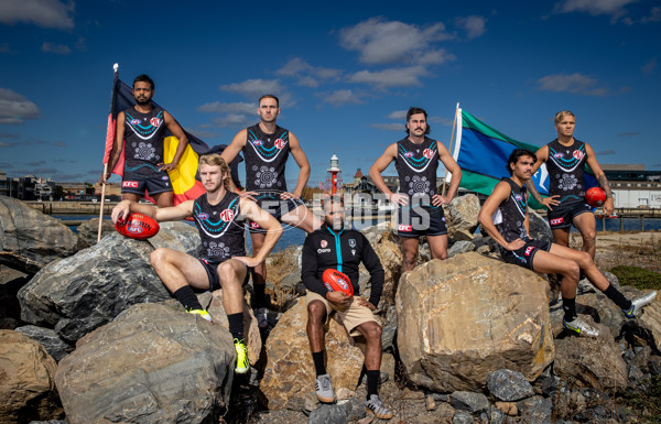 AFL 2024 Media - Port Adelaide Indigenous Jumper 010524 - A-49037450