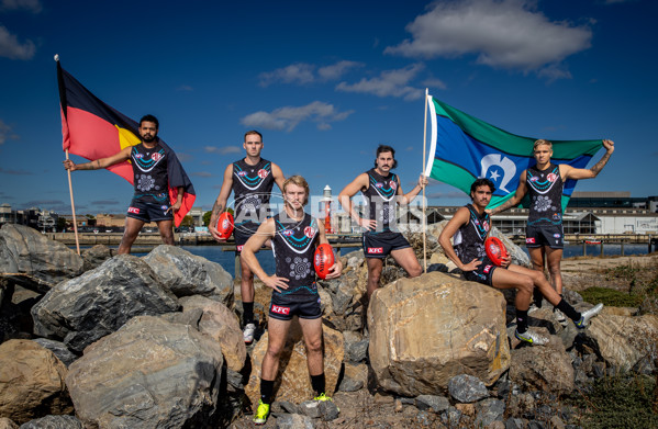 AFL 2024 Media - Port Adelaide Indigenous Jumper 010524 - A-49037452