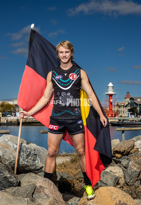 AFL 2024 Media - Port Adelaide Indigenous Jumper 010524 - A-49037455