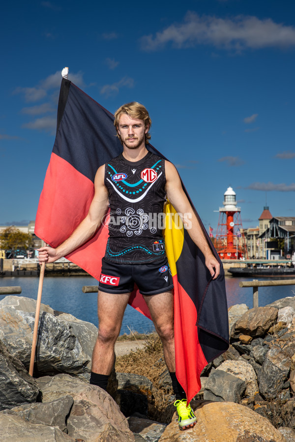 AFL 2024 Media - Port Adelaide Indigenous Jumper 010524 - A-49040959