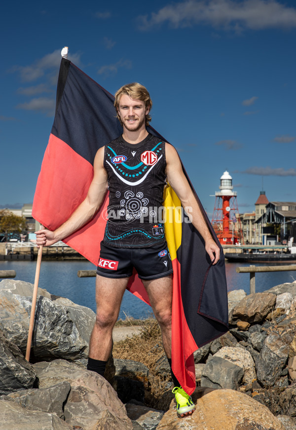 AFL 2024 Media - Port Adelaide Indigenous Jumper 010524 - A-49040960