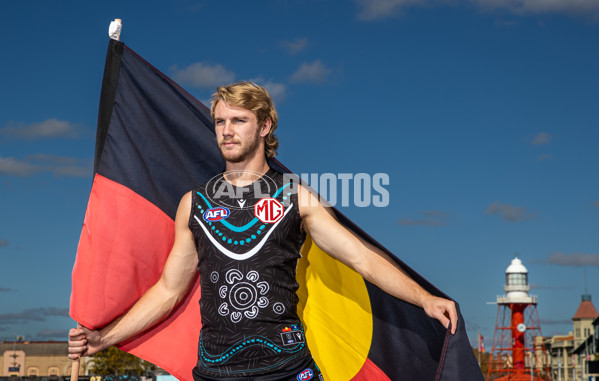 AFL 2024 Media - Port Adelaide Indigenous Jumper 010524 - A-49040962