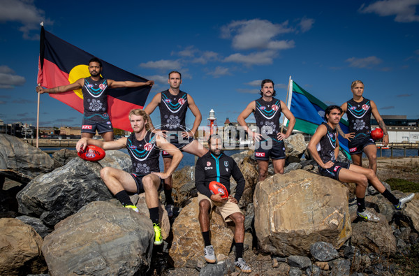 AFL 2024 Media - Port Adelaide Indigenous Jumper 010524 - A-49040964