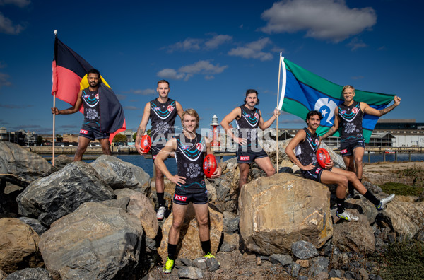 AFL 2024 Media - Port Adelaide Indigenous Jumper 010524 - A-49040966