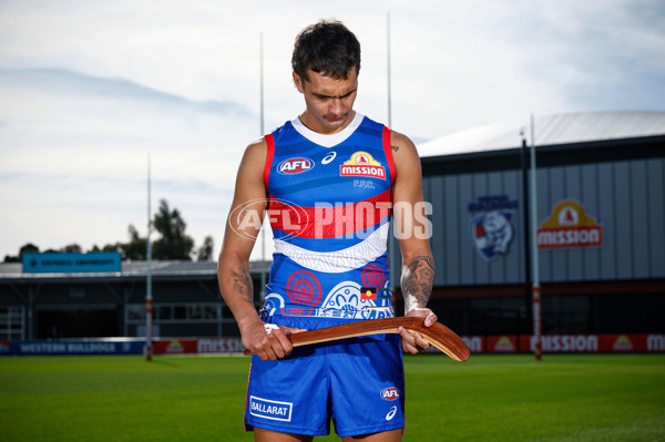 AFL 2024 Media - Western Bulldogs Indigenous Jumper 230424 - A-49167035