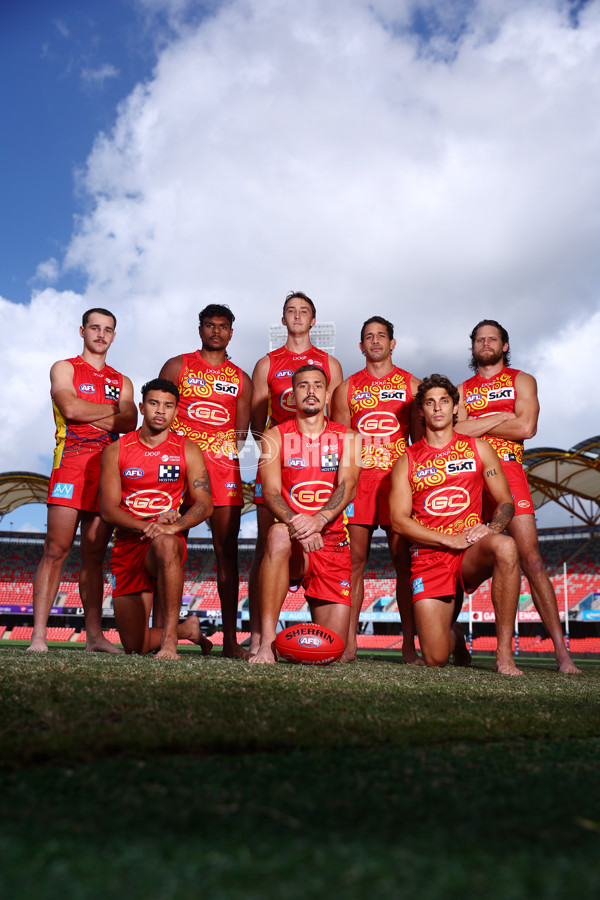 AFL 2024 Media - Gold Coast Indigenous Jumper 220424 - A-49173354