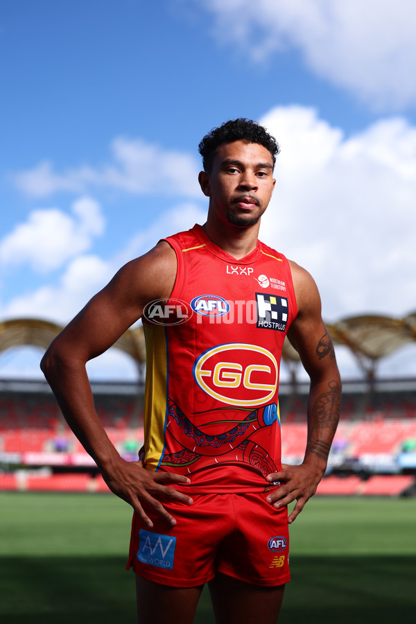 AFL 2024 Media - Gold Coast Indigenous Jumper 220424 - A-49276692