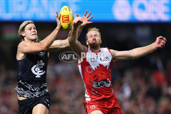 AFL 2024 Round 10 - Sydney v Carlton - A-49445747