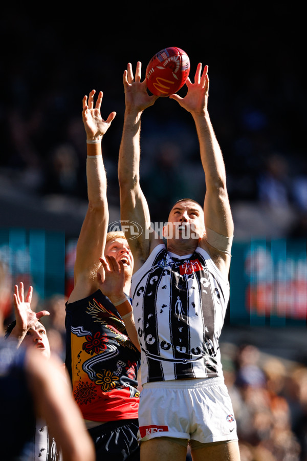 AFL 2024 Round 10 - Collingwood v Kuwarna - A-49455420