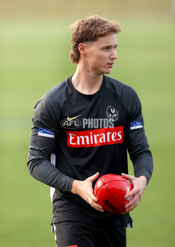 AFL 2024 MEDIA - Collingwood Captains Run 230424 - A-49607773