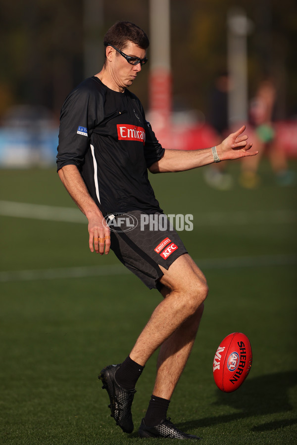 AFL 2024 MEDIA - Collingwood Captains Run 230424 - A-49607796