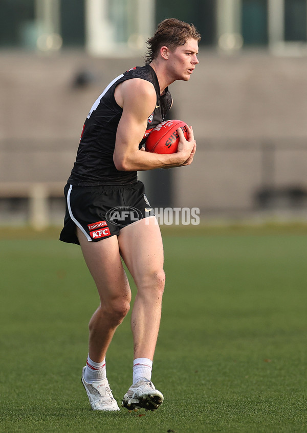 AFL 2024 MEDIA - Collingwood Captains Run 230424 - A-49607819