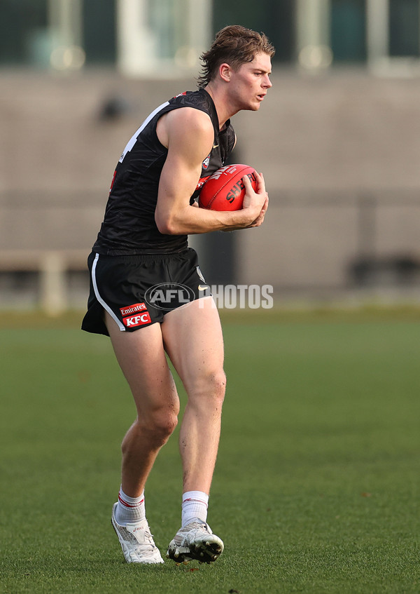 AFL 2024 MEDIA - Collingwood Captains Run 230424 - A-49607819