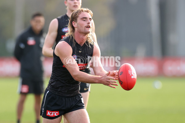 AFL 2024 MEDIA - Collingwood Captains Run 230424 - A-49607825