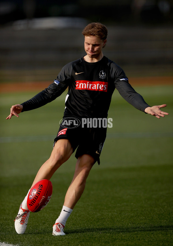 AFL 2024 MEDIA - Collingwood Captains Run 230424 - A-49608085