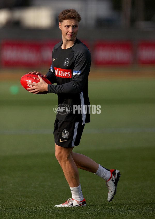 AFL 2024 MEDIA - Collingwood Captains Run 230424 - A-49608086