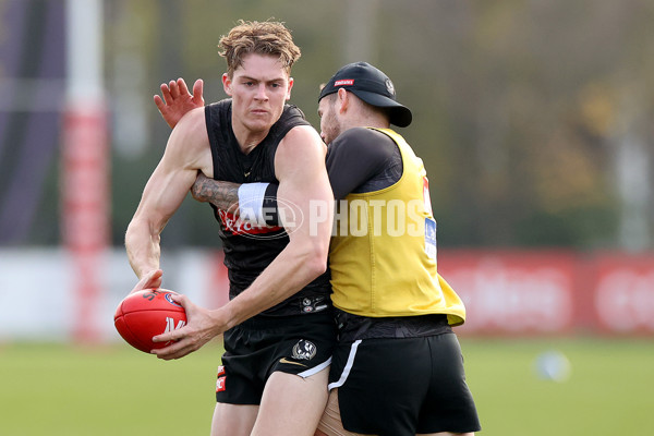 AFL 2024 MEDIA - Collingwood Captains Run 230424 - A-49608103