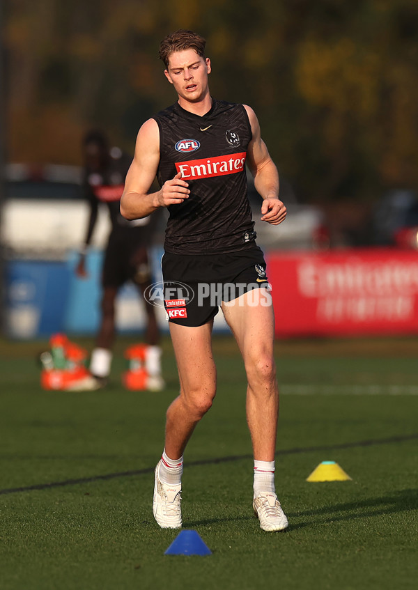 AFL 2024 MEDIA - Collingwood Captains Run 230424 - A-49608113