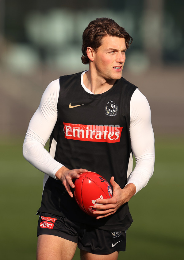 AFL 2024 MEDIA - Collingwood Captains Run 230424 - A-49608121