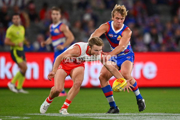 AFL 2024 Round 11 - Western Bulldogs v Sydney - A-49616304