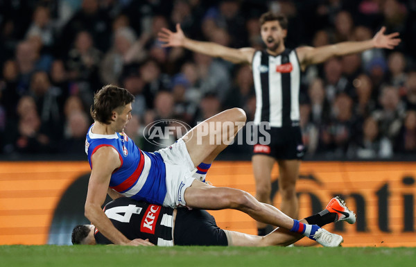 AFL 2024 Round 12 - Collingwood v Western Bulldogs - A-49856876