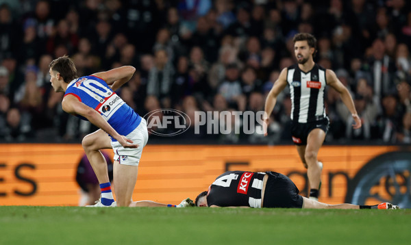 AFL 2024 Round 12 - Collingwood v Western Bulldogs - A-49856887