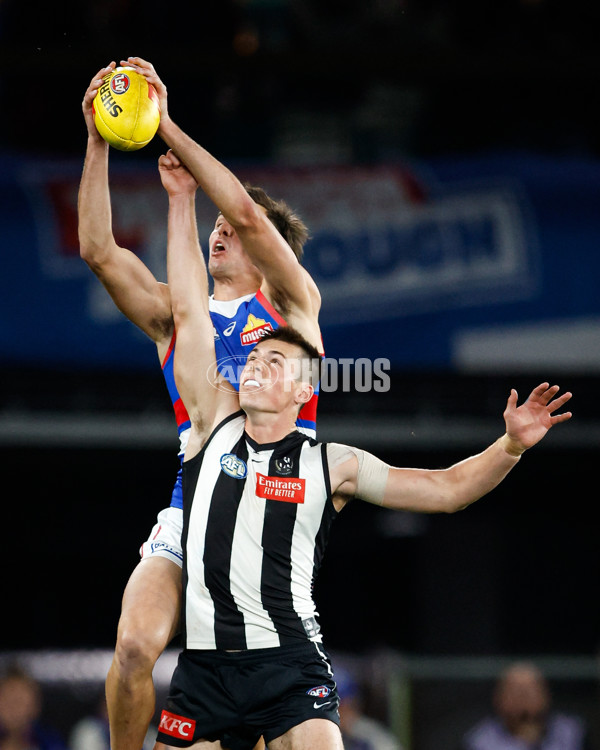 AFL 2024 Round 12 - Collingwood v Western Bulldogs - A-49856906
