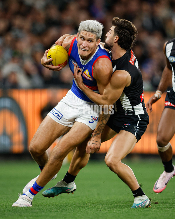 AFL 2024 Round 12 - Collingwood v Western Bulldogs - A-49856921