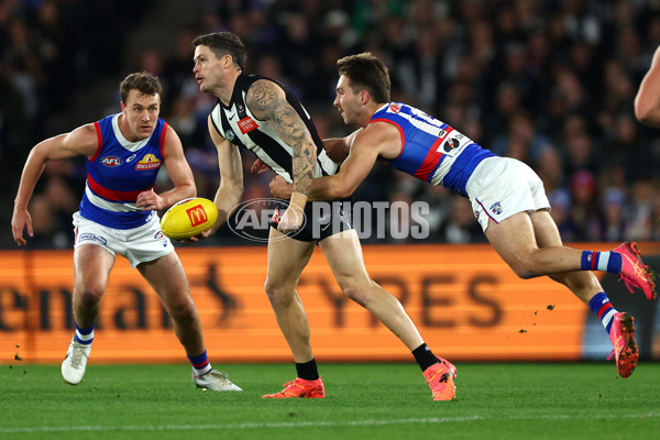 AFL 2024 Round 12 - Collingwood v Western Bulldogs - A-49858764