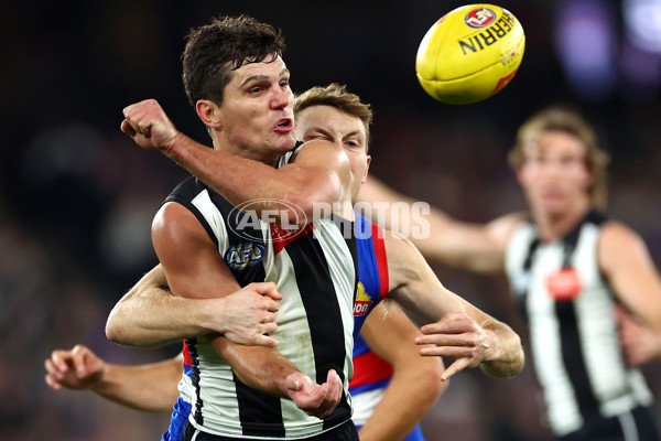 AFL 2024 Round 12 - Collingwood v Western Bulldogs - A-49858780