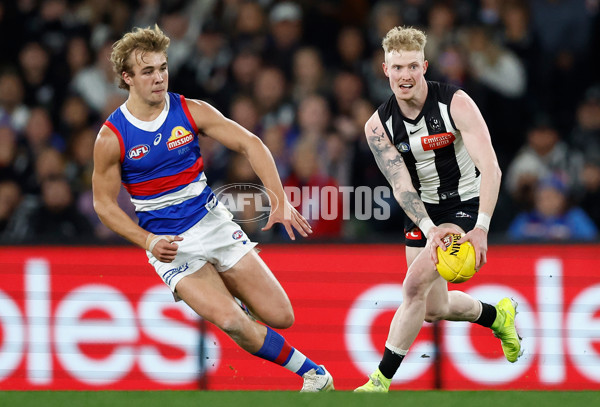 AFL 2024 Round 12 - Collingwood v Western Bulldogs - A-49858808
