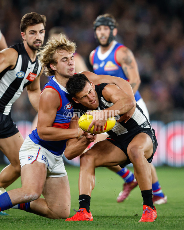 AFL 2024 Round 12 - Collingwood v Western Bulldogs - A-49858822