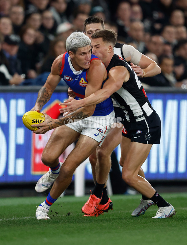 AFL 2024 Round 12 - Collingwood v Western Bulldogs - A-49859166