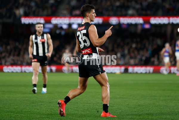AFL 2024 Round 12 - Collingwood v Western Bulldogs - A-49859239