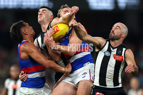 AFL 2024 Round 12 - Collingwood v Western Bulldogs - A-49859254