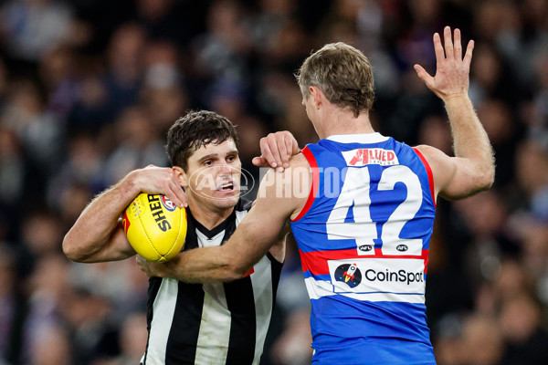 AFL 2024 Round 12 - Collingwood v Western Bulldogs - A-49861330