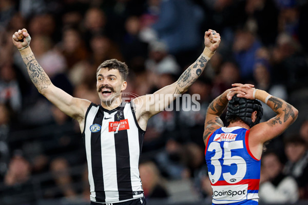 AFL 2024 Round 12 - Collingwood v Western Bulldogs - A-49861514