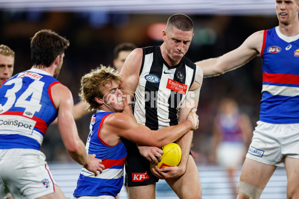 AFL 2024 Round 12 - Collingwood v Western Bulldogs - A-49863617