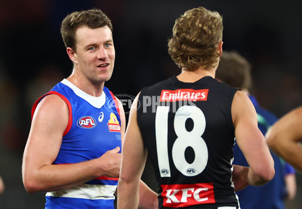 AFL 2024 Round 12 - Collingwood v Western Bulldogs - A-49866070