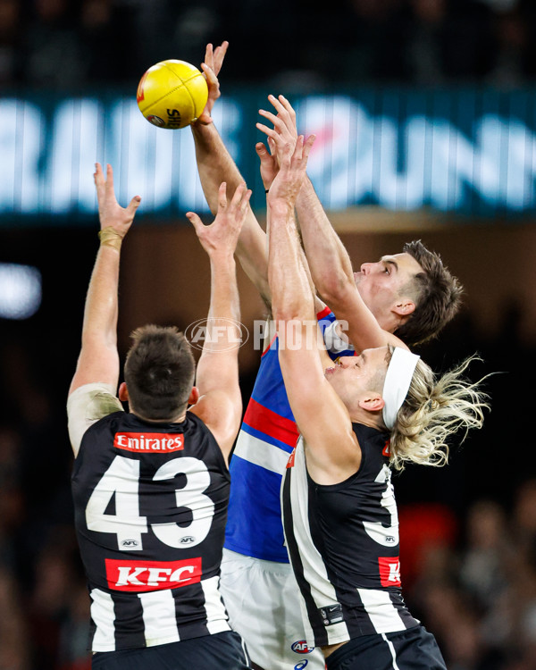 AFL 2024 Round 12 - Collingwood v Western Bulldogs - A-49866820