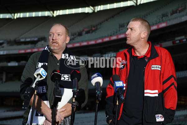 AFL 2023 Media - Carlton and Essendon Media Opportunity 090623 - A-49927177