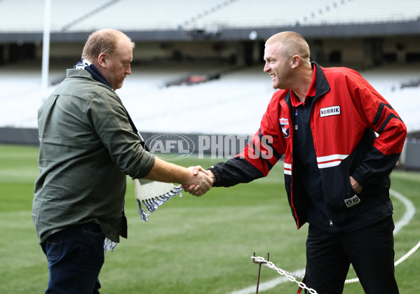 AFL 2023 Media - Carlton and Essendon Media Opportunity 090623 - A-49927873