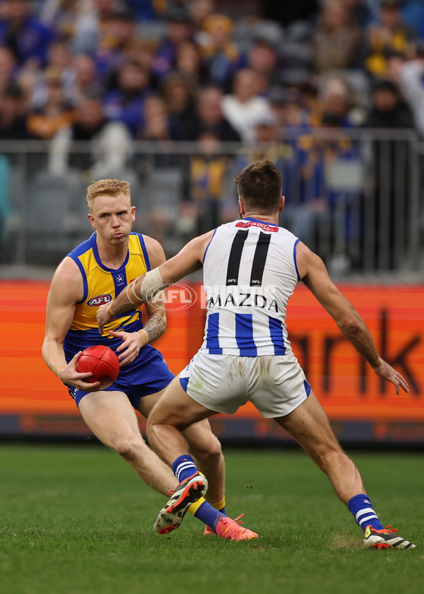 AFL 2024 Round 13 - West Coast v North Melbourne - A-50682757