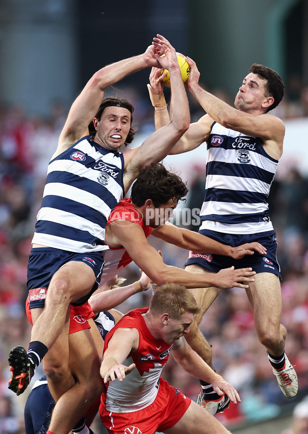 AFL 2024 Round 13 - Sydney v Geelong - A-50692767