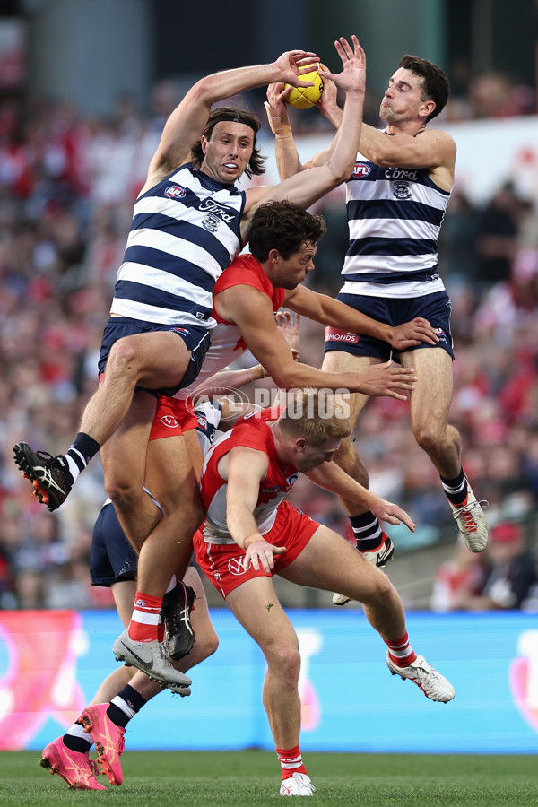 AFL 2024 Round 13 - Sydney v Geelong - A-50692768