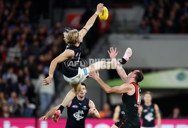 AFL 2024 Round 13 - Essendon v Carlton - A-50705641