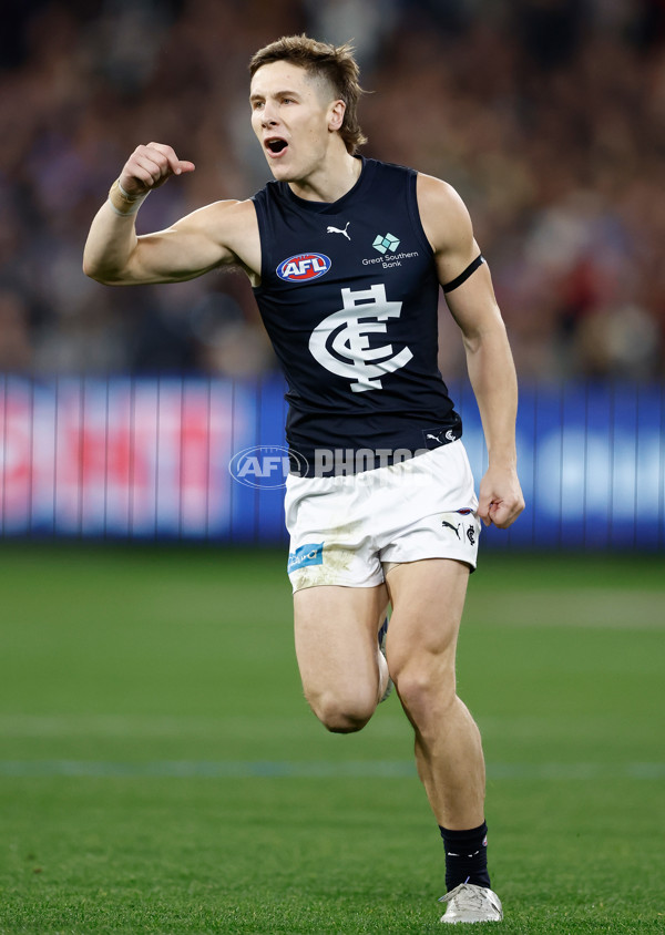 AFL 2024 Round 13 - Essendon v Carlton - A-50705681